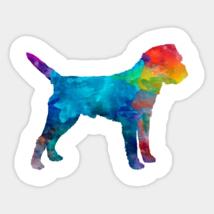 Border Terrier in watercolor Sticker